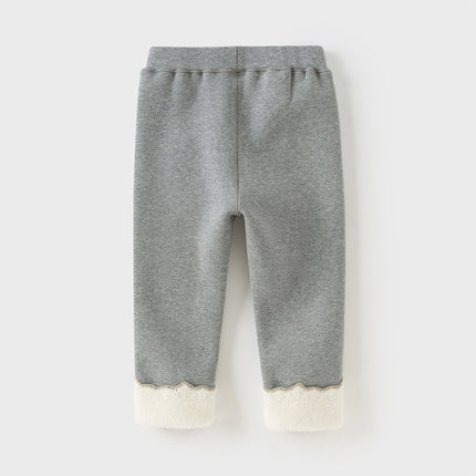 Toddler Girls Cozy Fleece-Lined Leggings Pants