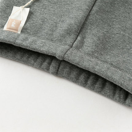 Toddler Girls Versatile Brown/Grey Warm Plush-lined Leggings