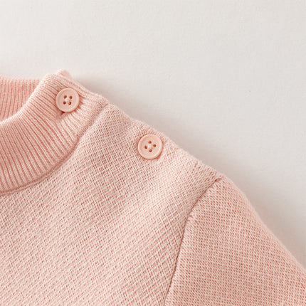Toddler Girls/Boys Festival Red/Pink Turtle Cozy Plush-lined Sweaters Tops