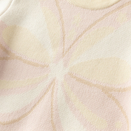 Toddler Girls Sweet Pink Long-sleeved Turtle Pullover Sweaters Tops