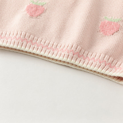 Toddler Girls Versatile Stylish Sweet Pink Soft Sweaters Tops