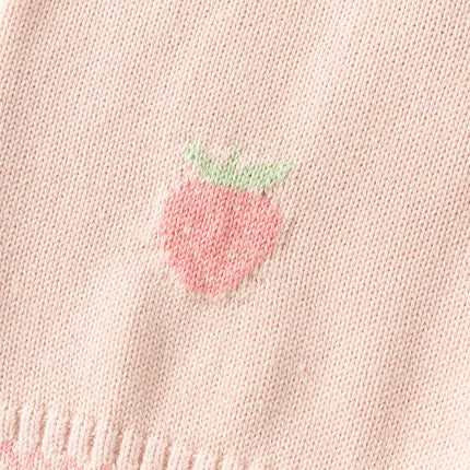 Toddler Girls Versatile Stylish Sweet Pink Soft Sweaters Tops