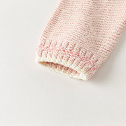 Toddler Girls Versatile Stylish Sweet Pink Soft Sweaters Tops