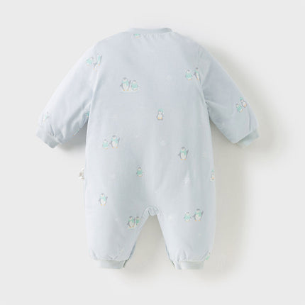 Baby Girls/Boys Cute Print Indoor Warm Padded Rompers