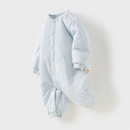 Baby Girls/Boys Cute Print Indoor Warm Padded Rompers