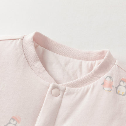 Baby Girls/Boys Cute Print Indoor Warm Padded Rompers