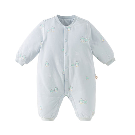 Baby Girls/Boys Cute Print Indoor Warm Padded Rompers