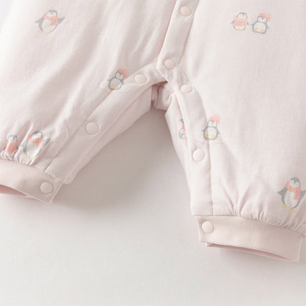 Baby Girls/Boys Cute Print Indoor Warm Padded Rompers