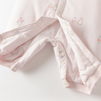 Baby Girls/Boys Cute Print Indoor Warm Padded Rompers