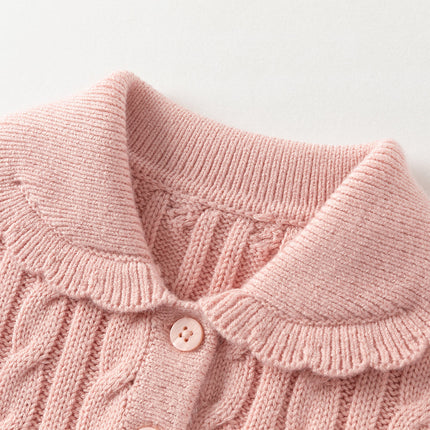 Kids Girls Soft Pullover Long Sleeve Sweater Tops