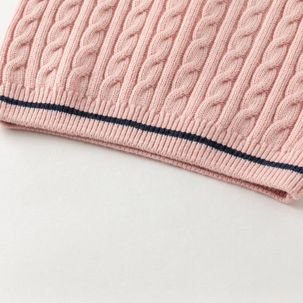 Kids Girls Soft Pullover Long Sleeve Sweater Tops