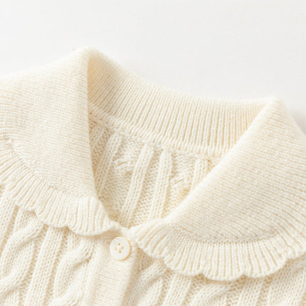 Kids Girls Soft Pullover Long Sleeve Sweater Tops