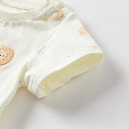 Baby Girls/Boys Summer Playul Prints Comfotable Cotton Indoor Rompers