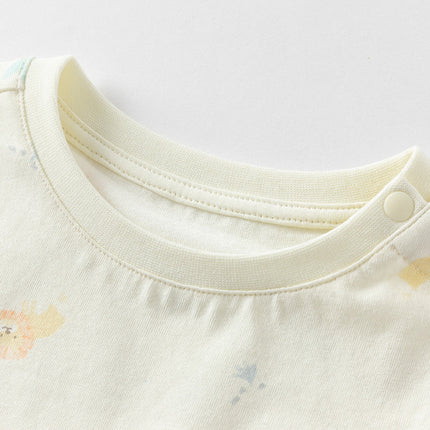 Baby Girls/Boys Summer Playul Prints Comfotable Cotton Indoor Rompers