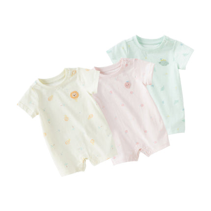 Baby Girls/Boys Summer Playul Prints Comfotable Cotton Indoor Rompers