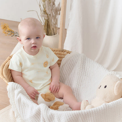 Baby Girls/Boys Summer Playul Prints Comfotable Cotton Indoor Rompers