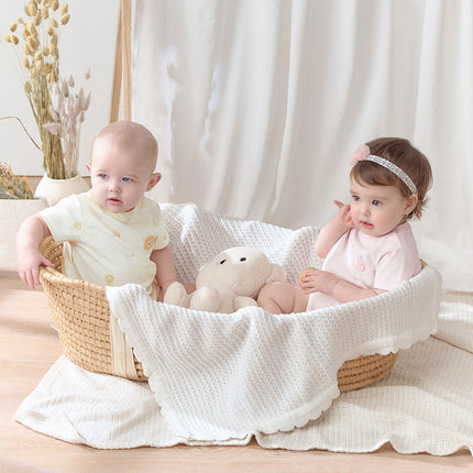 Baby Girls/Boys Summer Playul Prints Comfotable Cotton Indoor Rompers