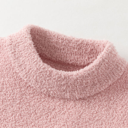 Toddler Girls/Boys Playful Delicate Jacquard Chenille Sweater Tops