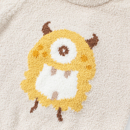 Toddler Girls/Boys Playful Delicate Jacquard Chenille Sweater Tops