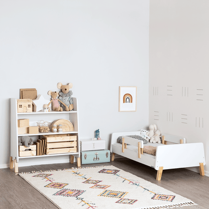 Muse Bookshelf - White/Natural