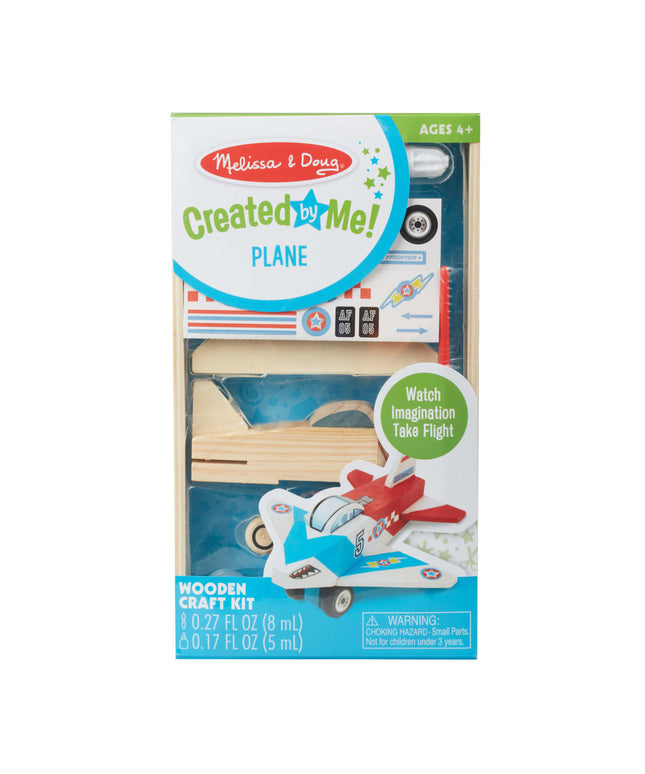 Decorate-Your-Own Wooden Plane