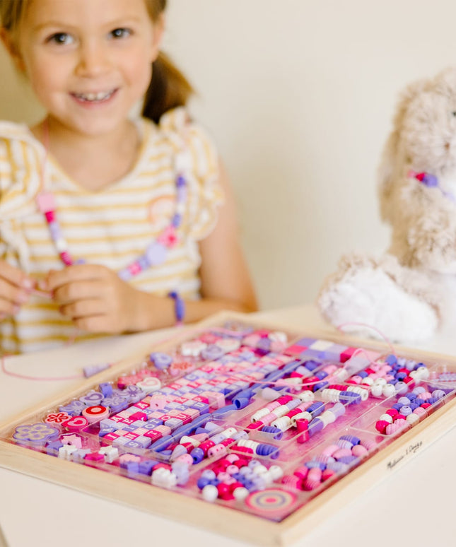 Created by Me! Sparkle & Shimmer Beads Wooden Bead Kit