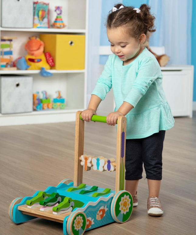 First Play Chomp & Clack Alligator Push Toy