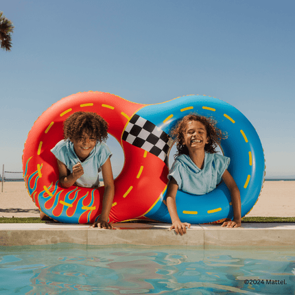 Kids Racetrack Double Tube Float