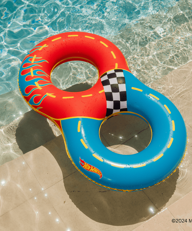 Kids Racetrack Double Tube Float