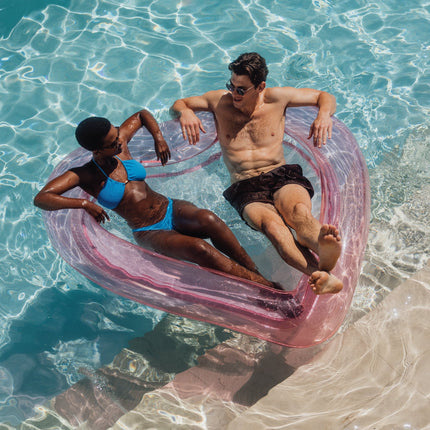 Mesh Heart Water Hammock