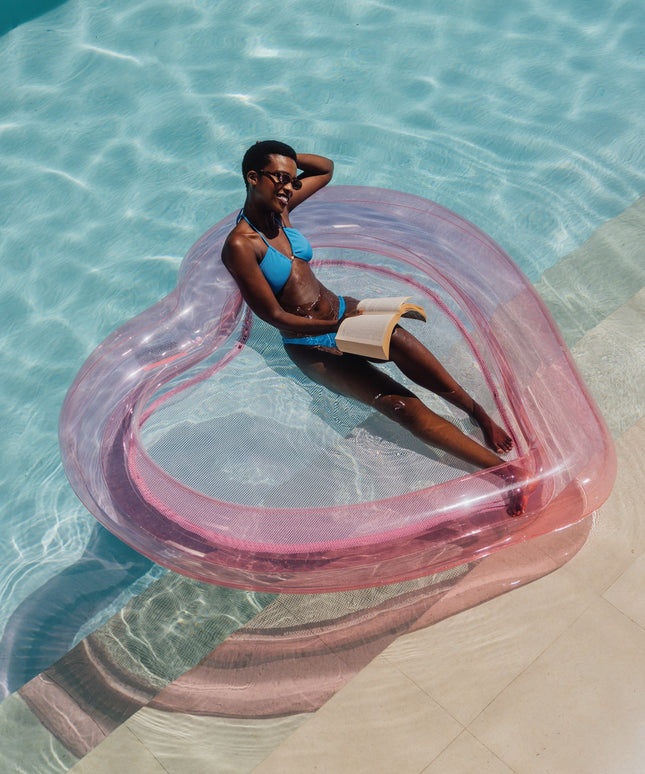 Mesh Heart Water Hammock