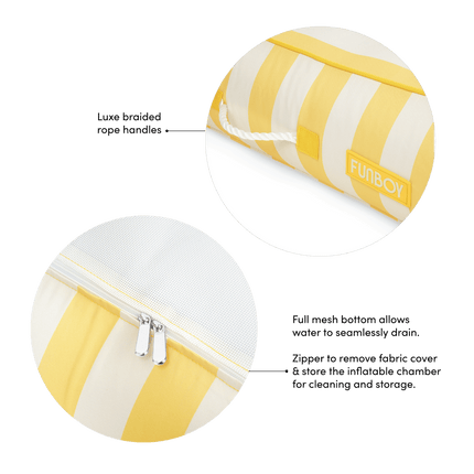 Fabric Sunbed Lounger