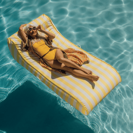 Fabric Sunbed Lounger