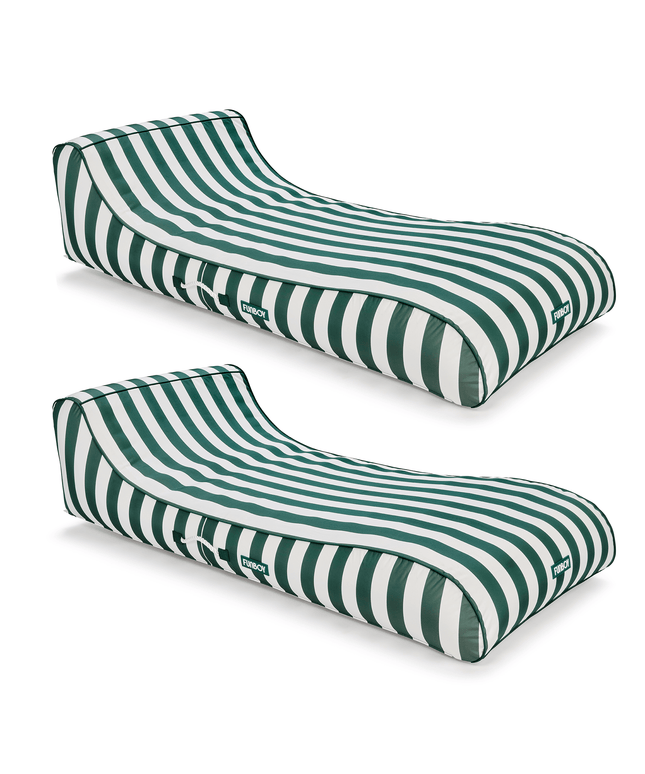 Fabric Sunbed Lounger