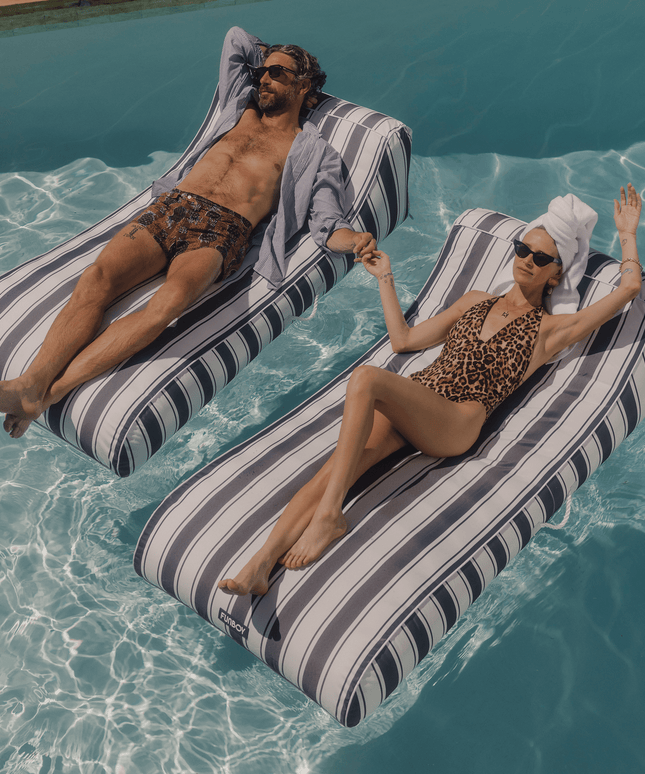 Fabric Sunbed Lounger
