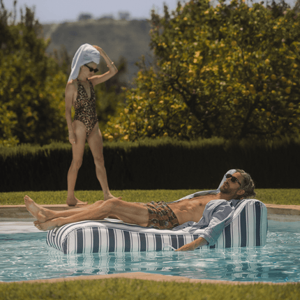 Fabric Sunbed Lounger