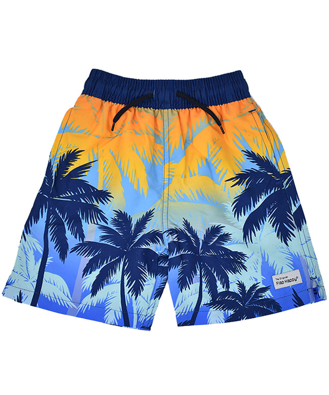 UPF 50+ Wesley Swim Trunks with Mesh Liner - C