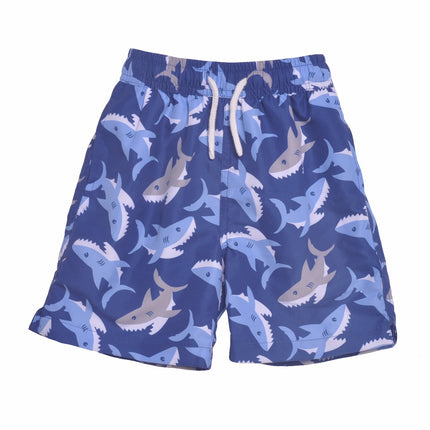 UPF 50+ Wesley Swim Trunks with Mesh Liner - C