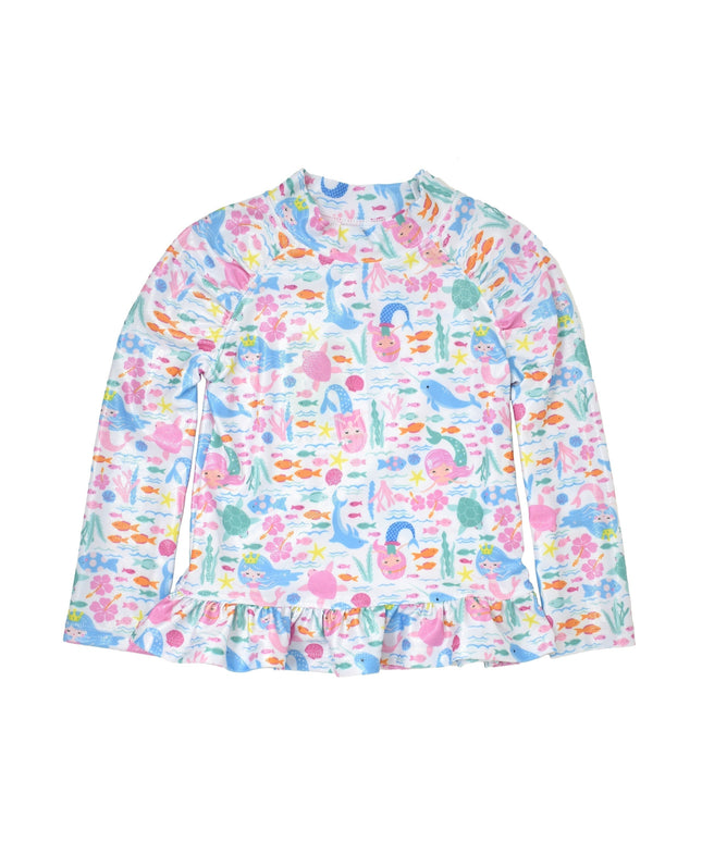 UPF 50+ Ruffle Rash Guard (Recycled)