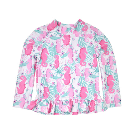 UPF 50+ Ruffle Rash Guard (Recycled)