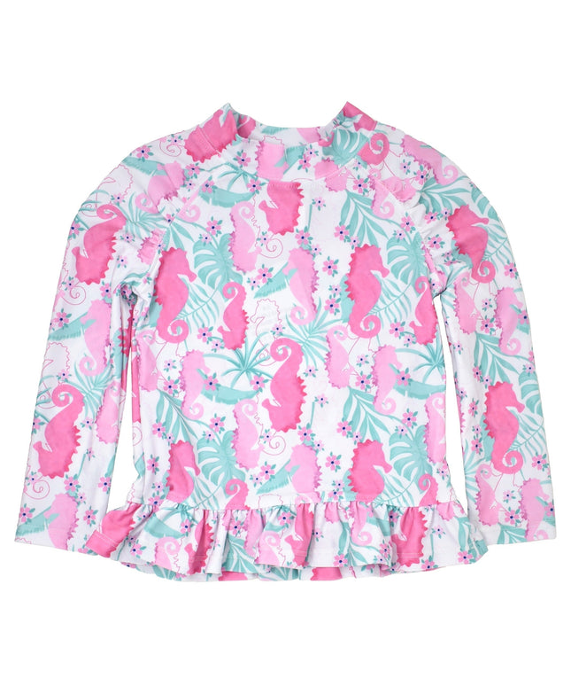 UPF 50+ Ruffle Rash Guard (Recycled)