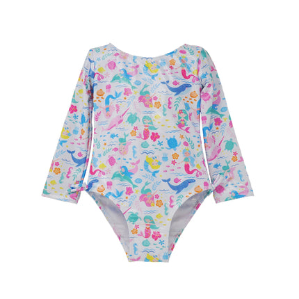 UPF 50+ Charlie L/S Rash Guard Swimsuit