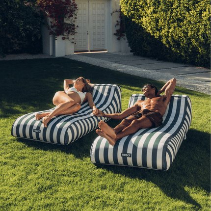 Fabric Sunbed Lounger