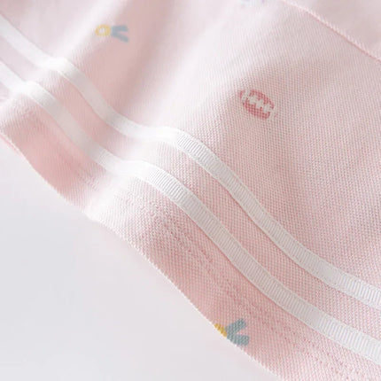 Girls Summer Cartoon Striped Princess Dress