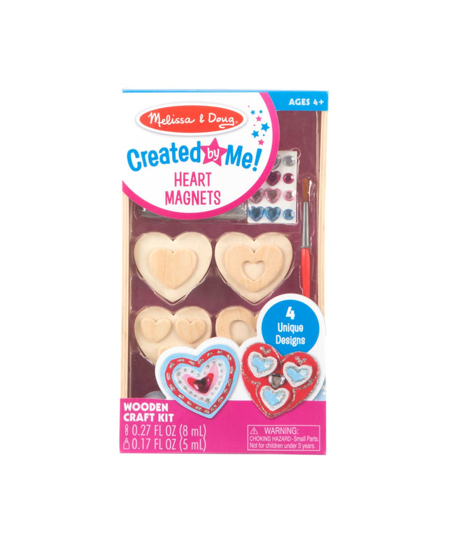 Created by Me! Heart Magnets Wooden Craft Kit