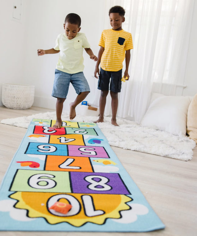 Hop & Count Hopscotch Rug
