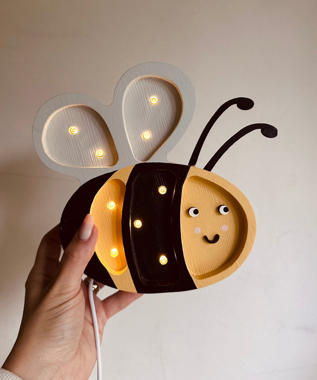 Little Lights Mini Happy Bee Lamp