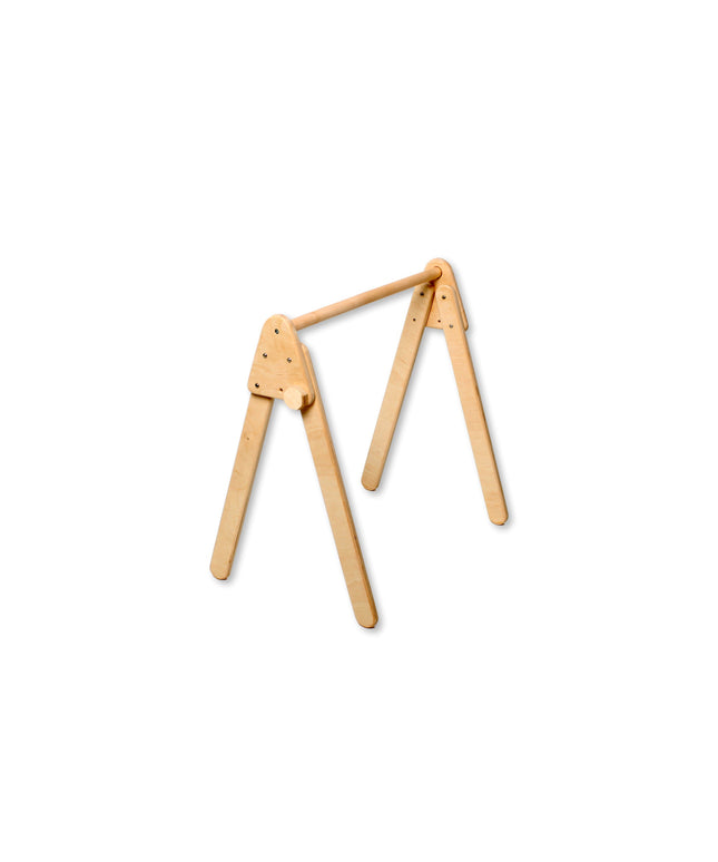 Montessori Baby Gym & Hanging Toys Set | Wooden Play Gym for Babies