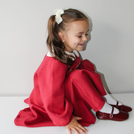 Toddler Girls Red Cute Bear A-line Princess Dress