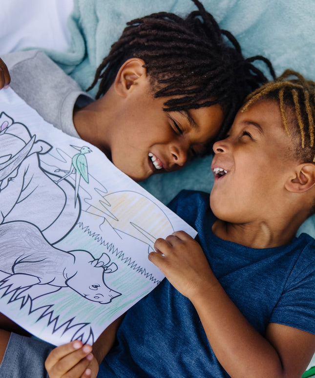Jumbo Coloring Pad - Animals